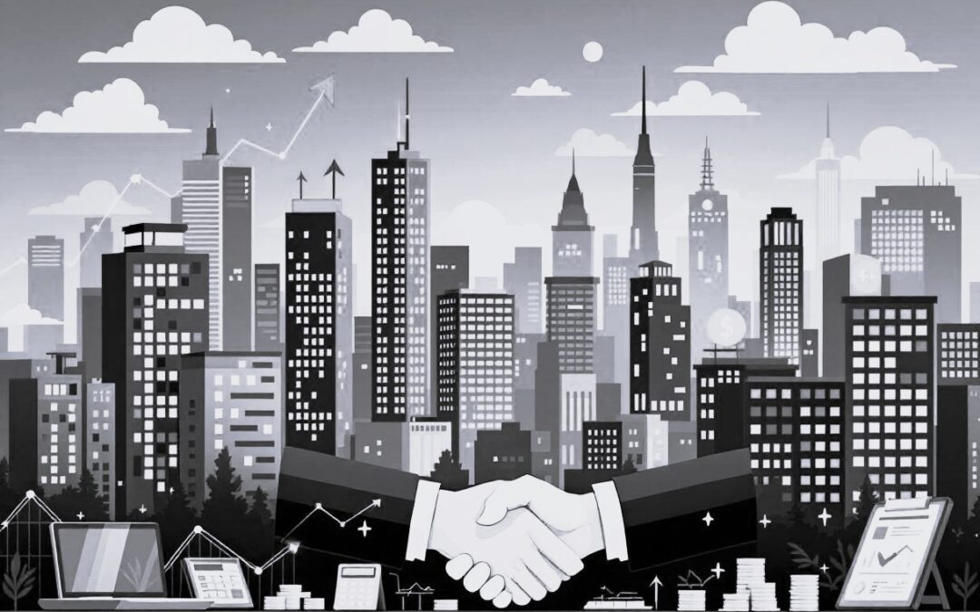 Découvrez DB France Invest, cabinet de conseil en gestion et financement fondé en 2020, spécialisé dans la monétisation d’actifs et la levée de fonds pour particuliers et entreprises. L'image illustre parfaitement l’univers financier dynamique dans lequel évolue DB France Invest, avec une métropole moderne en arrière-plan, des gratte-ciel symbolisant la croissance économique, et une poignée de main représentant la confiance et la réussite des partenariats. DB France Invest propose des solutions innovantes en financement immobilier, monétisation de biens (immobilier, or, bitcoins, instruments financiers), et financement d'entreprises sur mesure. Grâce à une approche centrée sur le client et un écosystème sécurisé construit avec des partenaires internationaux, DB France Invest simplifie la gestion des actifs et optimise la liquidité. Optez pour DB France Invest pour développer vos projets via des stratégies financières avancées alliant efficacité, sécurité et performance. Un acteur incontournable de la monétisation et du financement en France et à l’international.