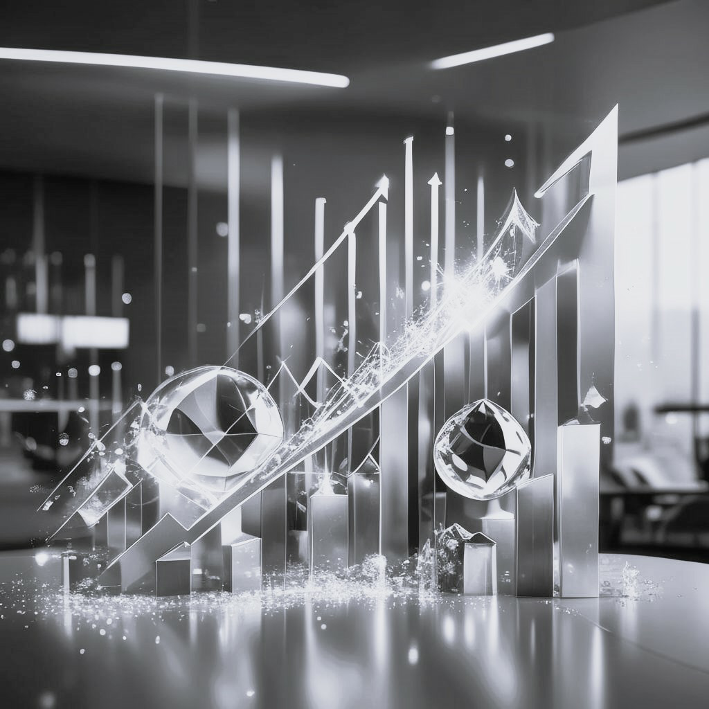 L’image évoque une représentation stylisée et futuriste de la croissance financière et de l’optimisation d’actifs. Des éléments tridimensionnels en verre et métal symbolisent les instruments financiers modernes et les flux d'investissements. Les flèches ascendantes illustrent la dynamique de croissance, tandis que les sphères taillées en diamant rappellent la solidité et la valeur des actifs à forte rentabilité, comme l'immobilier, l’or ou les cryptomonnaies. L’ensemble se déploie dans un environnement professionnel, suggérant l’univers de la finance haut de gamme et des investissements stratégiques. **Texte SEO pour dbfranceinvest.com :** DB France Invest se positionne comme un partenaire stratégique incontournable dans le domaine de la valorisation d’actifs et du développement d’entreprise. Grâce à une expertise pointue et une approche personnalisée, l’entreprise propose des solutions innovantes pour transformer les actifs en liquidités, financer des projets immobiliers ou faire croître les entreprises via des levées de fonds ciblées. Spécialiste de la monétisation immobilière et des instruments financiers tels que l’or et le bitcoin, DB France Invest accompagne également ses clients dans la structuration de dossiers financiers complexes, la sélection de biens stratégiques, ainsi que dans le conseil en investissement en partenariat. Que ce soit pour les start-ups en recherche de fonds ou les entreprises établies souhaitant optimiser leur capital, DB France Invest offre un accompagnement sur-mesure pour atteindre leurs objectifs. Optimisez vos actifs, développez votre entreprise, et bénéficiez du savoir-faire de DB France Invest, un acteur de référence en conseil financier et stratégie d’investissement. **Mots-clés SEO suggérés** : valorisation d’actifs, financement immobilier, levée de fonds, monétisation bitcoin, conseil en investissement, DB France Invest, transformation d’actifs, financement entreprise, optimisation de patrimoine.