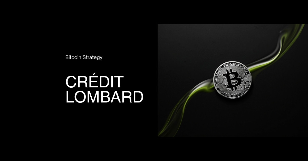 Pièce Bitcoin physique avec flux lumineux vert citron, monétisation de cryptoactifs sans cession via crédit lombard crypto