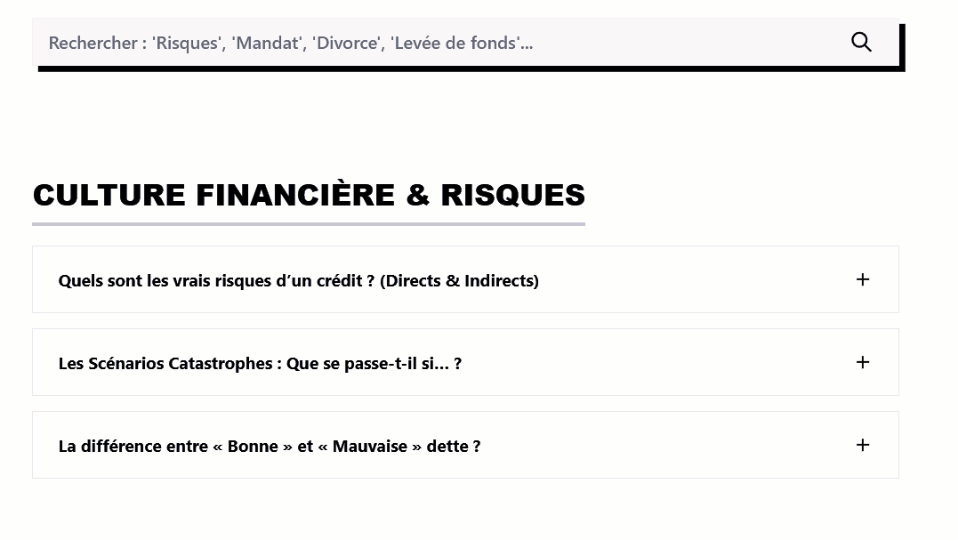 Foire aux questions ou l'art de répondre à vos questions avant que vous ne les posiez.
