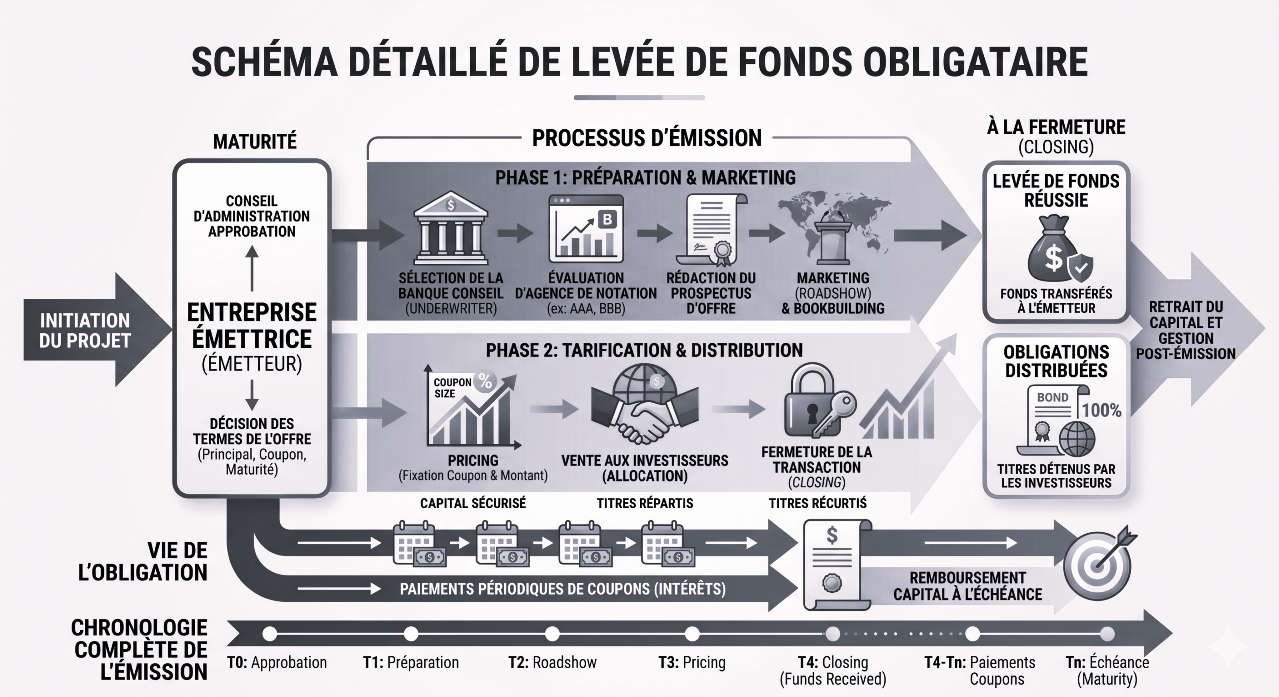 Levée de fonds obligataire ETI : lever 10 à 100 M€