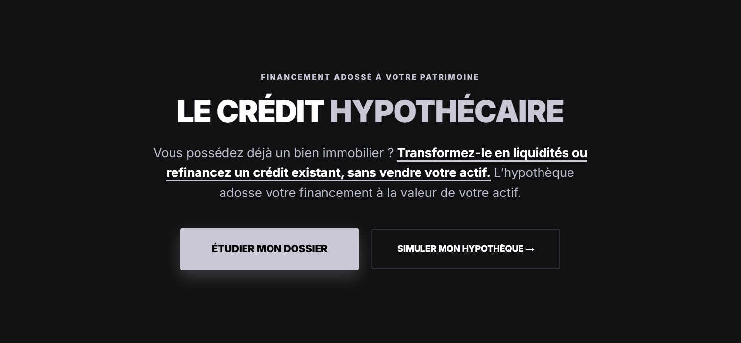 Le crédit hypthecaire en France prend une part de plus en plus importante du marché financier.