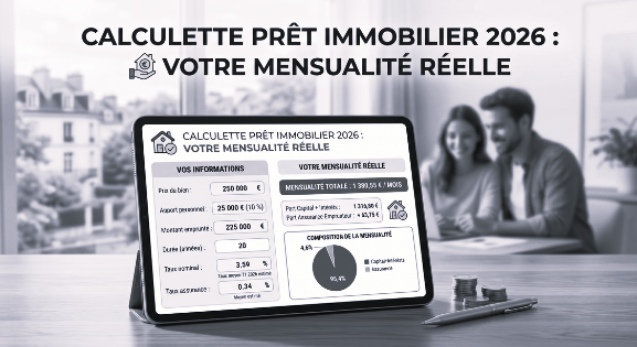 calculette prêt immobilier de dbfranceinvest.com faite pour simuler votre mensualité de crédit