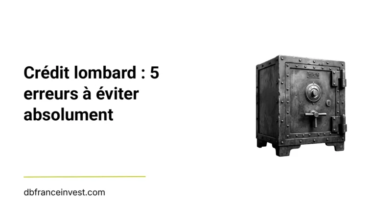 Coffre-fort ancien en noir et blanc, illustrant crédit lombard : 5 erreurs à éviter absolument