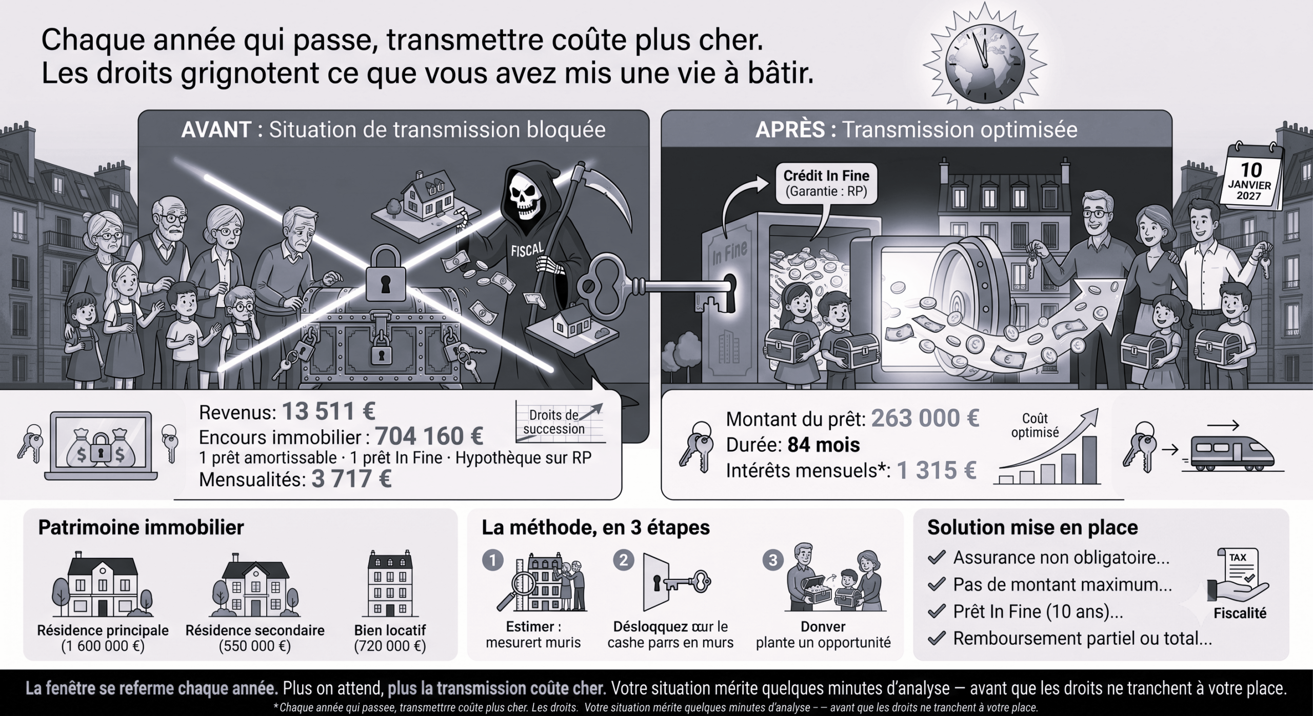 Transmission : financer une donation sans toucher à son épargne