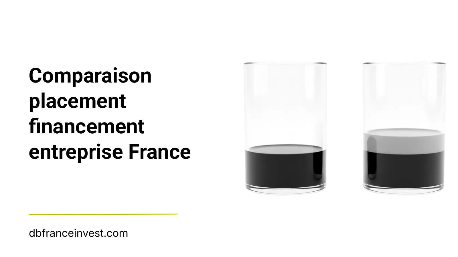 Comparaison placement financement entreprise France