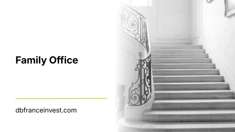 Un escalier qui représente une montée vers un cabinet de family office