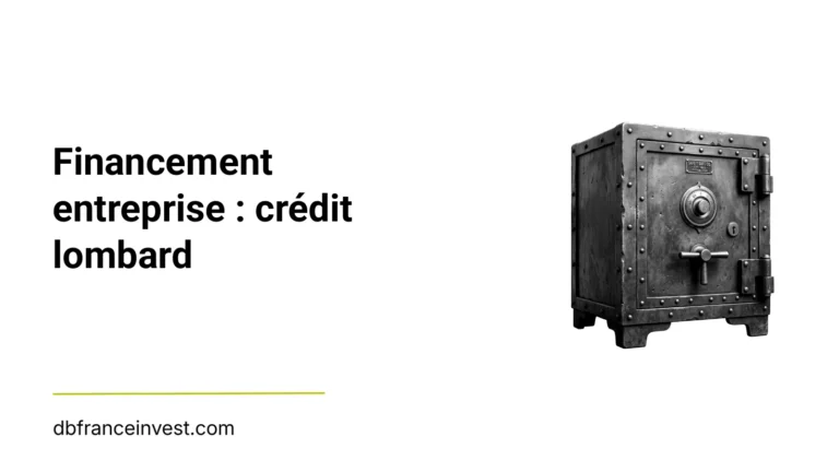 Coffre-fort ancien en noir et blanc, illustrant financement entreprise : crédit lombard