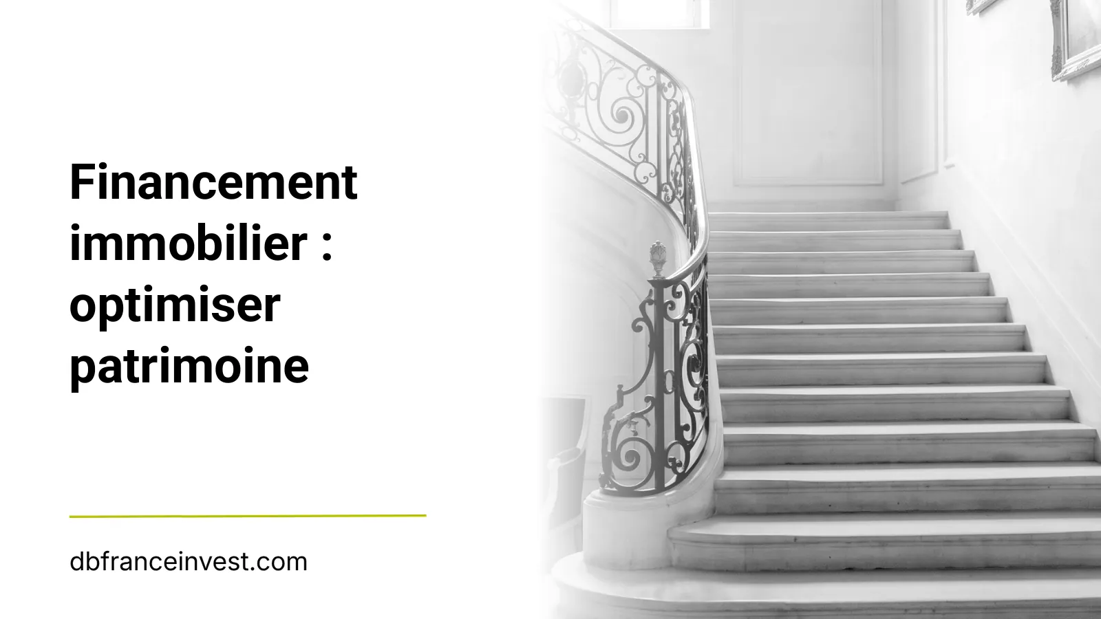 Financement immobilier : optimiser patrimoine
