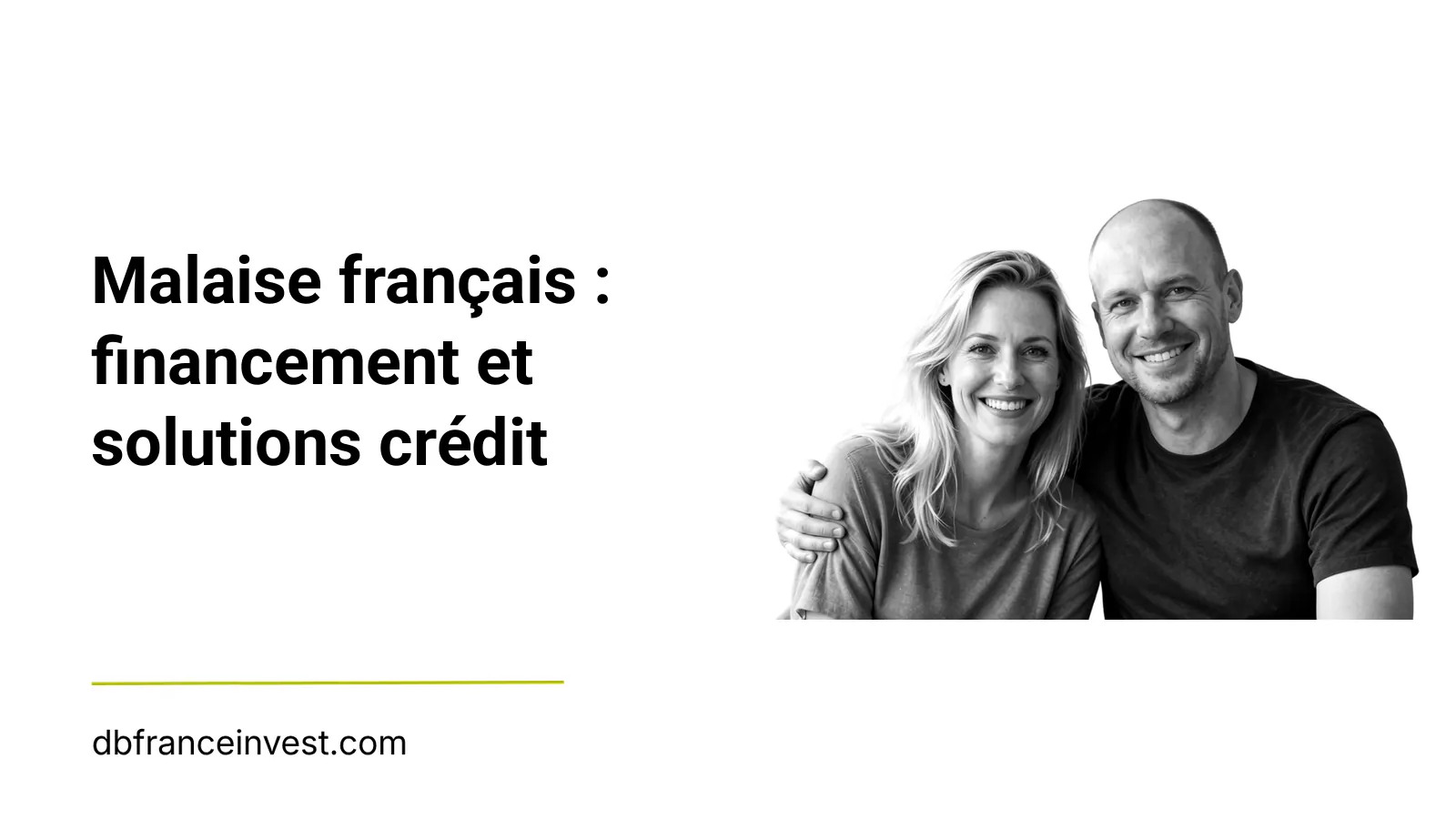 Malaise français : financement et solutions crédit