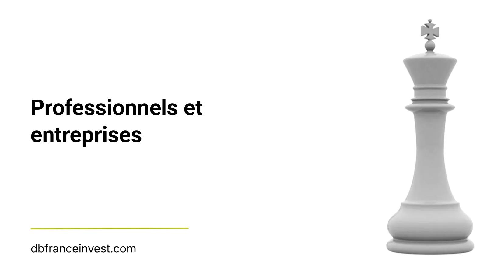 Roi d'échecs en noir et blanc symbolisant la stratégie financière de l'entreprise
