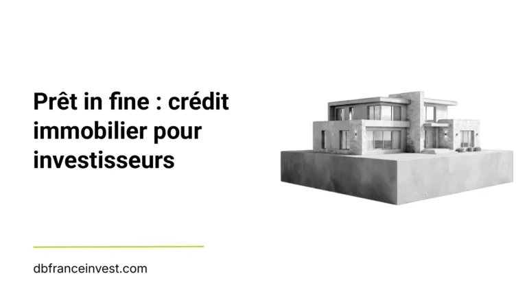 Maquette de maison en noir et blanc, illustrant prêt in fine : crédit immobilier pour investisseurs