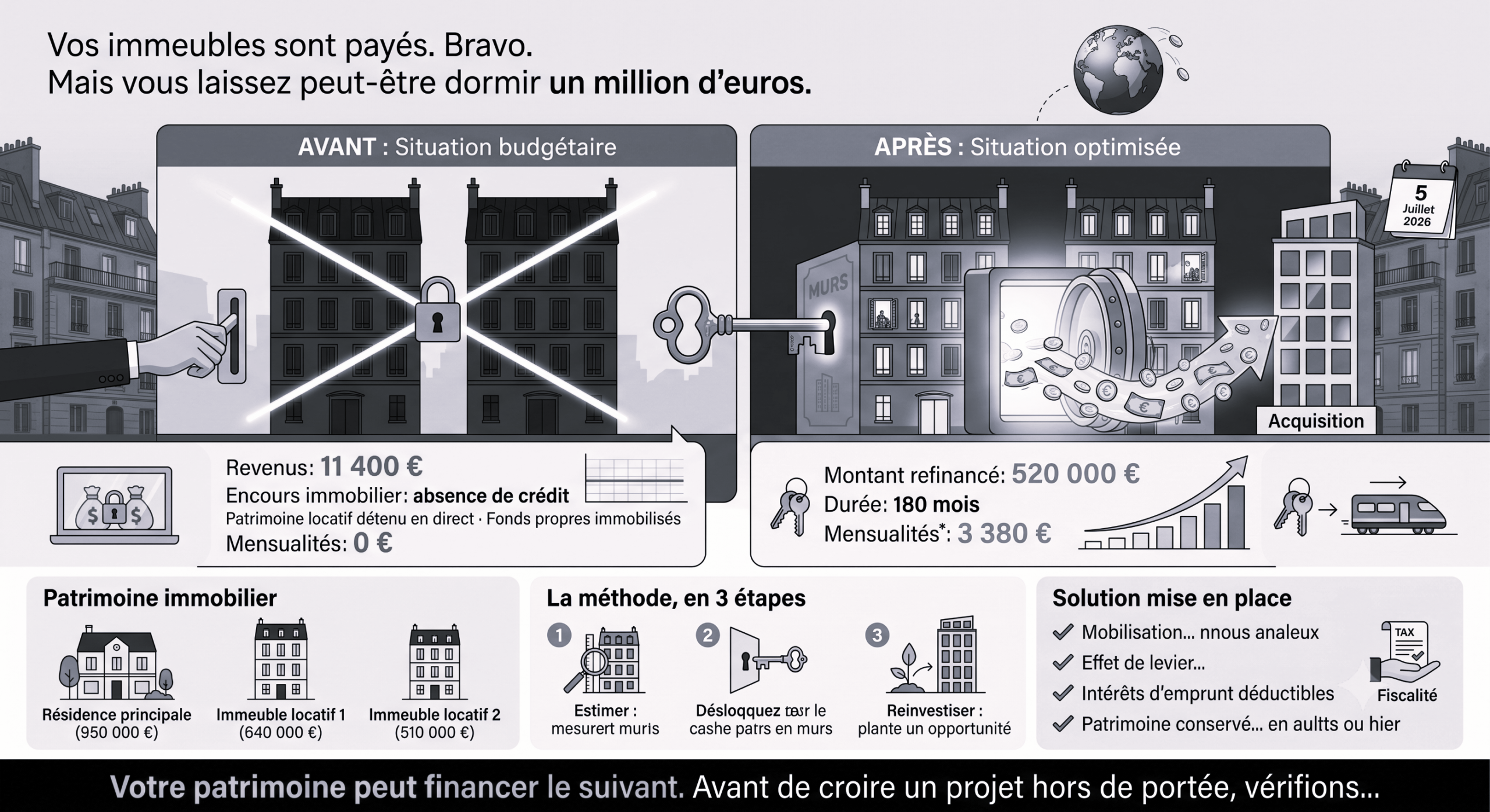 Refinancement locatif : libérer ses fonds propres dormants