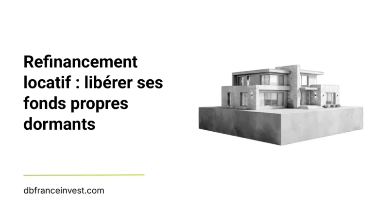Maquette de maison en noir et blanc, illustrant le refinancement locatif