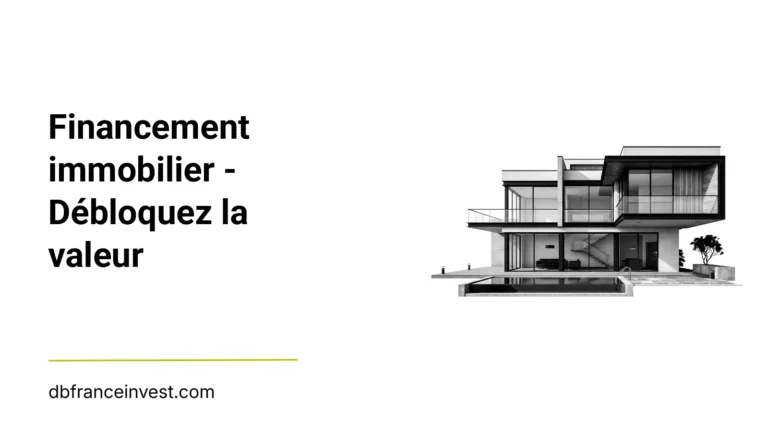 Maison d'architecte en noir et blanc, illustrant financement immobilier - Débloquez la valeur