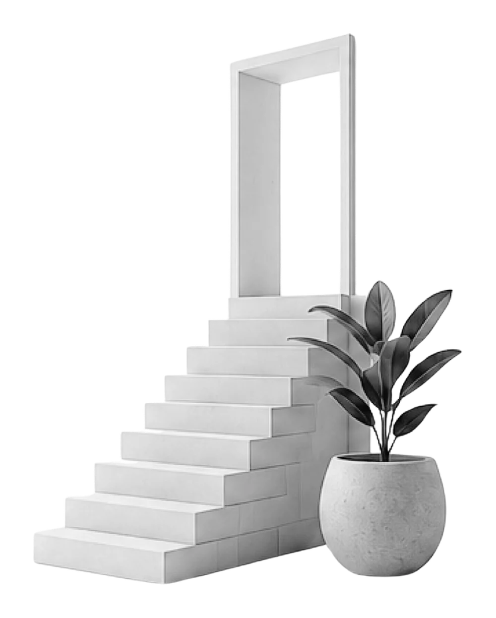 Escalier vers une porte ouverte, invitation à aller plus loin avec les ressources DB France Invest