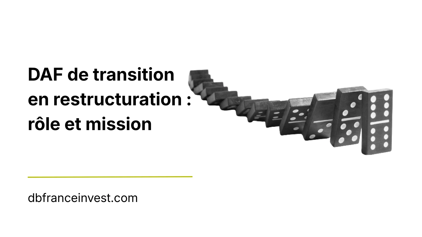 DAF de transition en restructuration, rôle et mission