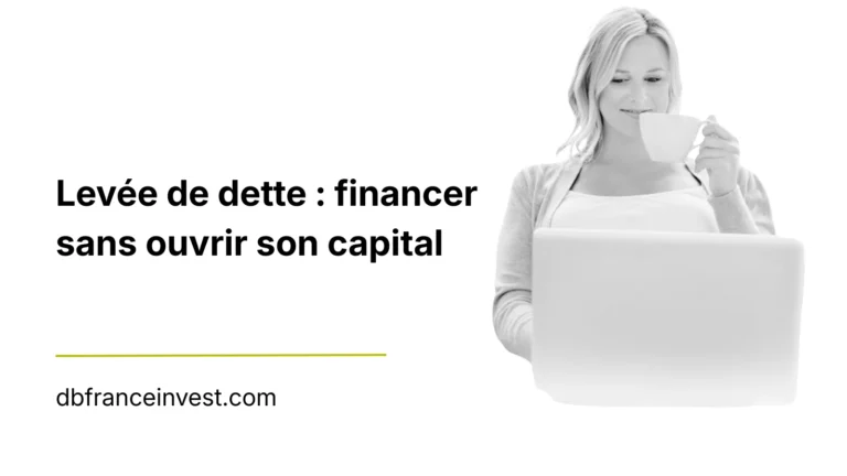 Levée de dette : financer sans ouvrir son capital