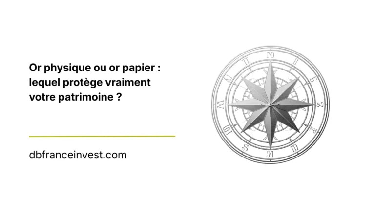Or physique et or papier, comparaison pour protéger son patrimoine
