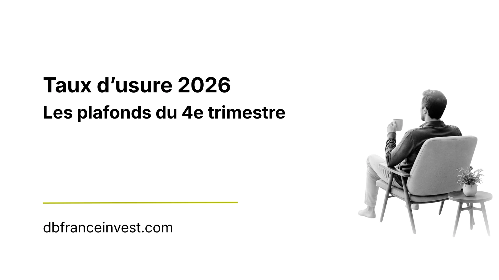 Taux d’usure 2026 : les plafonds du 4e trimestre