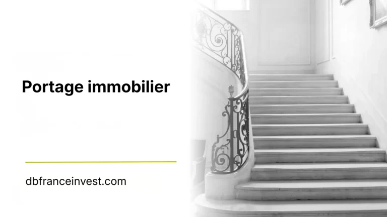 Portage immobilier, escalier en pierre d'un immeuble ancien