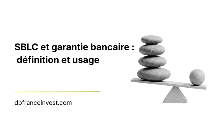 SBLC et garantie bancaire : définition et usage